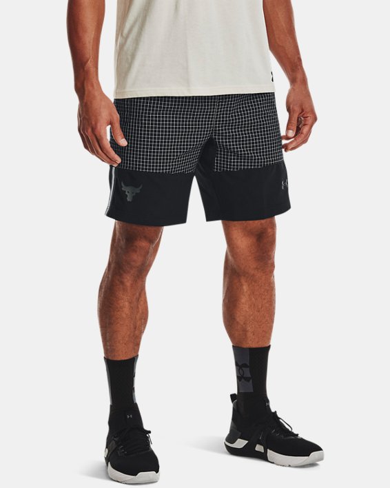 Men's Project Rock Unstoppable Shorts in Black image number 0